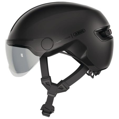 Casco Abus Hud-Y Ace Negro Oscuro: Seguridad y Estilo ¡Compra Ya!