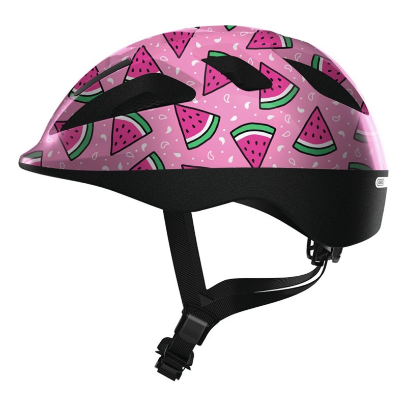 Casco Abus Smooty 2.0 Rosa Sandía: Seguridad y Estilo ¡Compra Ya!