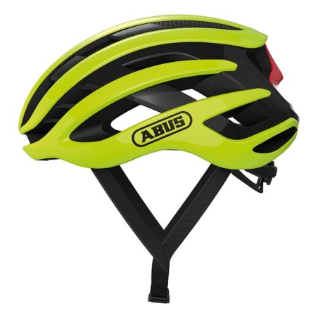 Casco Abus AirBreaker Amarillo Negro: Ligero y Seguro - ¡Compra Ya!