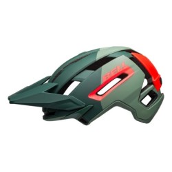 Casco Bell Super Air R MIPS Verde Rojo: Seguridad y Estilo