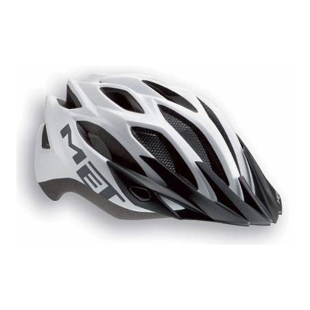 Casco Met Crossover Blanco Mate: Estilo y Seguridad ¡Compra Ya!