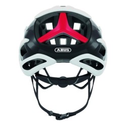 Casco Abus AirBreaker Blanco Rojo: Ligero y Seguro - Compra Ahora