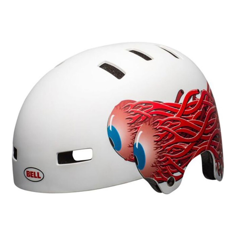 Casco Bell Span Infantil Blanco Mate - Seguridad y Estilo ¡Compra Ya!
