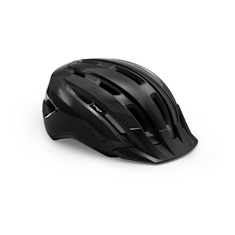 Casco MET Downtown MIPS Negro Brillante - Seguridad y Estilo