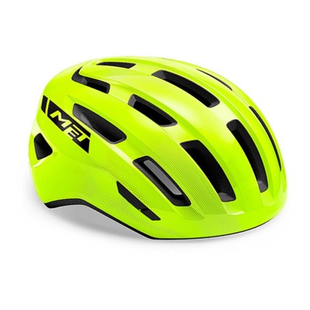 Casco MET Miles Amarillo Fluor: Seguridad y Estilo, ¡Compra Ya!