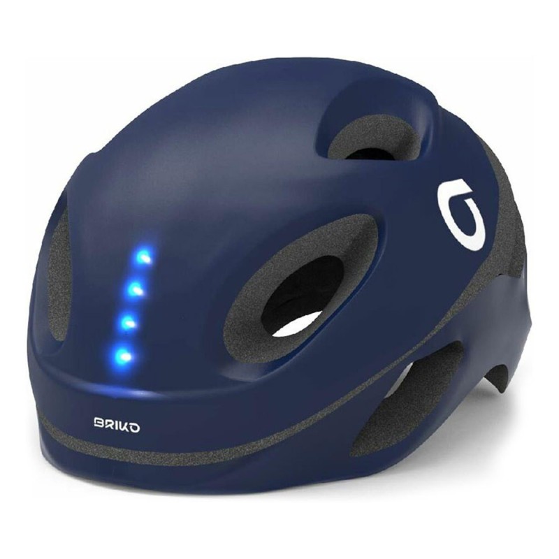 Casco Briko E-One LED Azul Oscuro - Seguridad y Estilo ¡Compra Ya!
