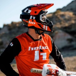 Casco Hebo Heritage Rojo: Estilo y Seguridad, ¡Compra Ahora!