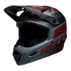Compra Casco Bell Transfer Gris Oscuro Rojo - Estilo y Seguridad