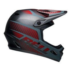 Compra Casco Bell Transfer Gris Oscuro Rojo - Estilo y Seguridad