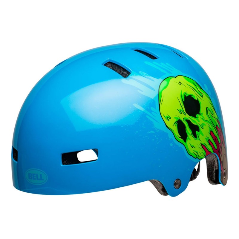 Casco Bell Local Azul Verde: Estilo y Seguridad - ¡Compra Ahora!
