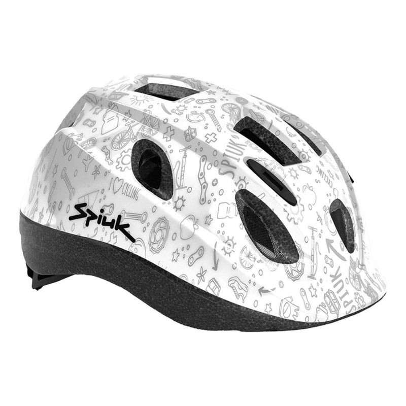 Casco Spiuk Kids Blanco Gris: Seguridad y Estilo para Niños
