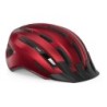 Casco MET Downtown Rojo Claro: Estilo y Seguridad, ¡Compra Ya!