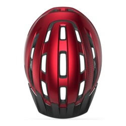 Casco MET Downtown Rojo Claro: Estilo y Seguridad, ¡Compra Ya!