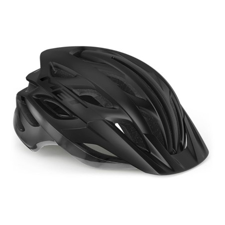 Casco MET Veleno Negro Mate Brillante: Seguridad y Estilo - ¡Compra Ahora!
