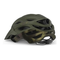 Casco MET Veleno Oliva Iridiscente: Estilo y Seguridad ¡Compra Ya!