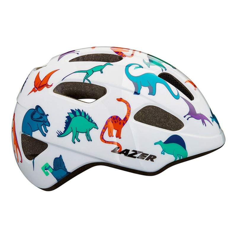 Compra Casco Lazer Pnut KinetiCore Infantil Blanco - Seguridad y Estilo
