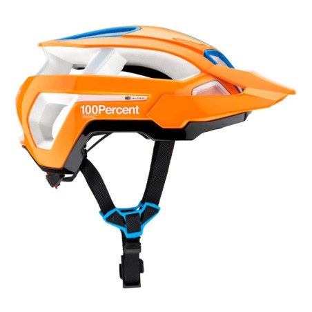 Casco 100% Altec Naranja Blanco: Seguridad y Estilo - ¡Compra Ya!