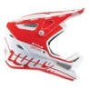 Compra Casco 100% Status Rojo Blanco Infantil - Seguridad y Estilo