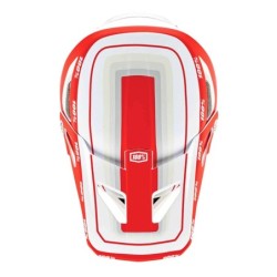 Compra Casco 100% Status Rojo Blanco Infantil - Seguridad y Estilo