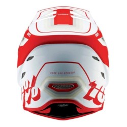 Compra Casco 100% Status Rojo Blanco Infantil - Seguridad y Estilo