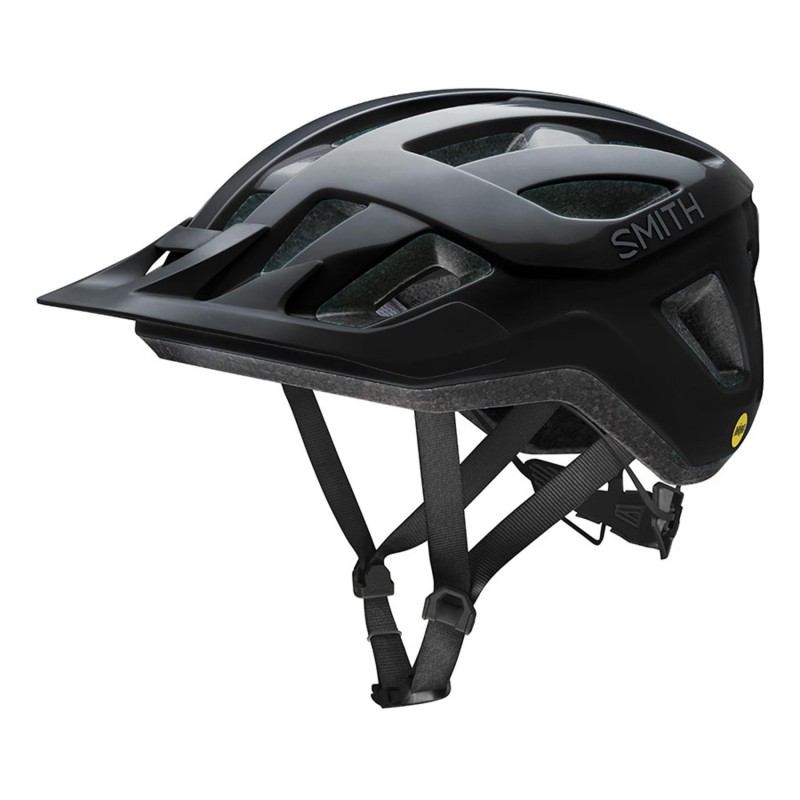 Casco Smith Convoy MIPS Negro Brillante - Seguridad y Estilo