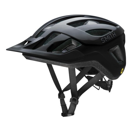 Casco Smith Convoy MIPS Negro Brillante - Seguridad y Estilo